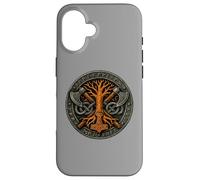 Costumi vichinghi da donna e da uomo - Albero della vita Custodia per iPhone 16