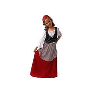 Costumizate! Costume da contadinella per bambina, taglie a scelta, speciale per Natale
