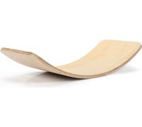 COSTWAY 90 x 40 cm, tavola di equilibrio in legno, tavola oscillante con capacità di carico fino a 220 kg, tavola curva per bambini e adulti