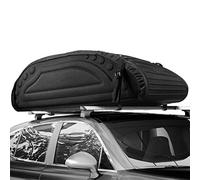 COSTWAY Borsa da Tetto per Auto Impermeabile 14Cu.Ft/400L, Box Tetto Universale Pieghevole con Bors 4 Cinghie Rinforze+ 4 Ganci, Portabagagli per Tutti i Veicoli con/senza Barre Portapacchi