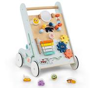 COSTWAY Carrellino Primi Passi Bambini, Giocattolo Montessori (Verde)