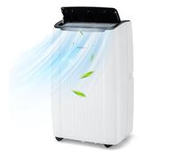 COSTWAY Condizionatore Portatile Caldo e Freddo, 12000BTU/3,5kW, 6 in 1 Con Raffreddamento, Riscaldamento, Ventola, Deumidificazione, Modalità Notturna e WiFi, 24H Timer, R290 (12000BTU|42m²)