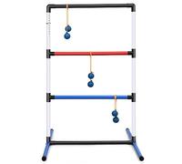 COSTWAY Ladder Ball Gioco Golf Toss, Gioco per Interno ed Esterno con 6 Palline e Borsa per Il Trasporto, Segnapunti Incorporato