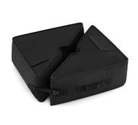 COSTWAY Sacchi di Sabbia per Ombrellone da Giardino, Pesi per Base Ombrello, Universale, Portatile, Staccabile, Rempibile Fino a 40 kg, in Tessuo Oxford, per Balcone, Cortile (Modello 3,Nero)