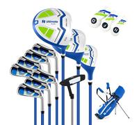 Costway Set completo di mazze da golf da uomo con sacca a treppiede, Include driver #1 da 460CC e putter e copriteste Blu