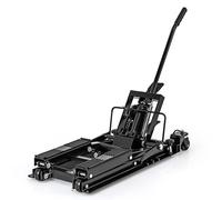Costway Sollevatore idraulico per motociclette con piattaforma regolabile in altezza a 3 livelli, Cric per motociclette portata 680kg Nero