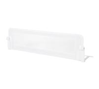 COSTWAY Sponda Letto per Bambini 105/120/150 cm, Barriera di Sicurezza per Neonati, Barriera Letto Pieghevole e Portatile, con Cinghia di Sicurezza (Bianco, 152 x 34 x 42 cm)