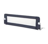 COSTWAY Sponda Letto per Bambini 105/120/150 cm, Barriera di Sicurezza per Neonati, Barriera Letto Pieghevole e Portatile, con Cinghia di Sicurezza (Grigio, 152 x 34 x 42 cm)