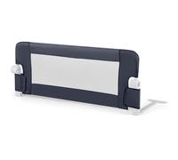 COSTWAY Sponda Letto per Bambini 105/120/150 cm, Barriera di Sicurezza per Neonati, Barriera Letto Pieghevole e Portatile, con Cinghia di Sicurezza (Grigio Scuro, 105 x 38 x 43 cm)