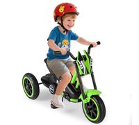 COSTWAY Triciclo per Bambini, Bicicletta a 3 Ruote con Pedali, Triciclo con Manubrio Sterzante, Giocattolo Regalo per Bambini 3 Anni+ (Verde)
