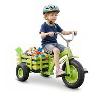 COSTWAY Triciclo per Bambini, Triciclo Evolutivo per Bambini 3+ Anni (Verde)