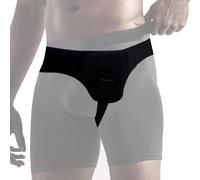 Costye Cintura per Ernia per Uomini E Donne - Cintura per Ernia Regolabile Flessibile - Supporto per Ernia - Supporto Ernia Inguinale Maschile Post Operatorio - Sollievo dal Dolore,M,Black