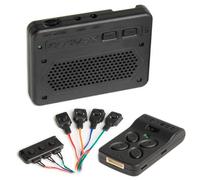 COSVOX Modulo audio MP3 wireless Bluetooth Cosplay e cambia voce. Dai vita a oggetti di scena cosplay, droidi e costumi di Halloween con linee vocali, effetti sonori e musica. Crea un guanto sonoro