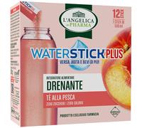 COSWELL SpA L'ANGELICA WATERSTICK PLUS DRENANTE TE ALLA PESCA 12 STICK ZERO ZUCCHERI SENZA GLUTINE NATURALMENTE PRIVO DI LATTOSIO