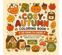 Cosy Autumn Coloring Book: Bold and Simple