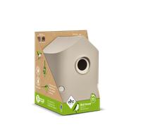 cosy bird house 18cm beige fungo elho