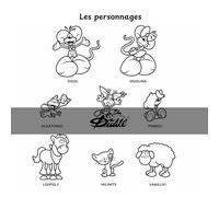 Cosy coloriage - La petite vie cosy de Diddl