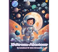Cosy Coloring Weltraum Abenteuer: Ein Ausmalbuch für kleine Astronauten