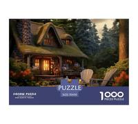 Cosy Cottage 1000 Piece Jigsaw Puzzle For Adults Challenging Game Stress Relief Puzzle Exercise The Memory of The Brain for The Whole Family, Gifts for Women, Gifts for Men 70x50cm/1000pcs
