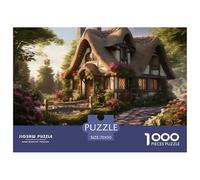 Cosy Cottage Puzzle -1000 Pezzi Adulti, Difficili, Impossibili, Puzzle A Cabin in The Woods, Multicolore,70x50cm/1000pcs