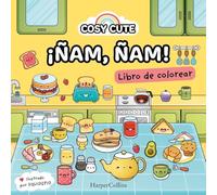 Cosy Cute: ¡Ñam ñam!: ¡Un libro precioso para colorear para todas las edades, incluidos adolescentes y adultos!
