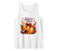 Cosy Fall Pumpkin Spice Football Vibes Autumn Canotta