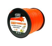 COSY GARDEN TOOLS Filo decespugliatore da 2,0mm x 738m, 2,4 kg, di Grado Commerciale, Arancione, pentagono, per la Maggior Parte dei tagliabordi, Attacco Multi-Testa