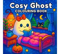 Cosy Ghost Colouring Book: Cute and Spooky Halloween Pages for Relaxing Fun.: Adorable Friendly Ghosts, Pumpkins and Cozy Scenes - Perfect for Stress Relief and Creative Colouring.