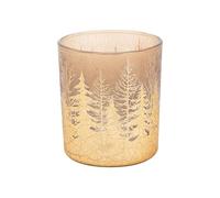 Cosy Home - Set di 6 candelabri in cristallo Cracke Trees, dorati, 7 x 7 x 8 cm