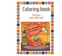Cosy Spaces Coloring Book - Relaxing and Charming Interiors for All Ages!: Cosy Spaces Coloring Book - Relaxing and Charming Interiors for All Ages!