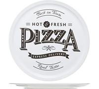 Cosy & Trendy 4562420 hot-fresh Pizza Piatto, Ceramica, Bianco, 30 cm