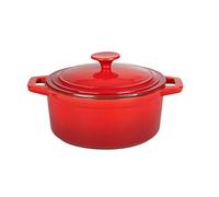COSY TRENDY Bergerac Red-Pentola in ghisa, Diametro: 22 cm, Colore: Rosso