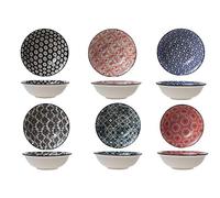 Cosy & Trendy Delirio Assortiti-Grès-D15XH4,8CM- Set di 6