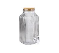 Cosy & Trendy Distributore di succo di frutta in vetro RAYA, grigio, 3,35 L