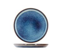 Cosy & Trendy Set di 4 piatti dessert in gres, giada, indaco, D22,5 x 2,5 cm
