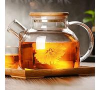 cosy-ycy di alta qualità in vetro borosilicato teiera caffettiera con vetro resistente al calore teiera infusore può essere utilizzato su fornelli. 1000ML/35oz