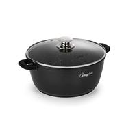 CosyChef Leia Set di Pentole 28 cm - Set di pentole da 2 pezzi con coperchio in vetro e rivestimento antiaderente - Adatto a tutti i tipi di piani di cottura, compresa l'induzione - Senza PFOA