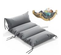 COSYLAND Cuscino per Arco Montessori - Morbido Cuscino da Pavimento Antiscivolo per Lettura, Sonno e Gioco, ideale anche come Cuscino per Dondolo Montessori Compatibile con Pikler Arch (Grigio)