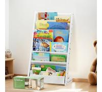 COSYLAND Libreria Frontale per Bambini, 6 Ripiani, M, Bianca