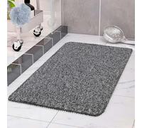 COSYLAND Tappeti bagno 40 x 80 cm - Tappetino Bagno - Tappeto Bagno Antiscivolo - Tappeto Bagno Assorbente - grau