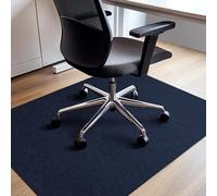COSYLAND Tappeto Sedia Ufficio antiscivolo e silenzioso - Tappeto per Sedia con Ruote resistente ai graffi e facile da arrotolare (Blu Reale)