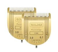 COSYONALL Tagliacapelli regolabile per cani, lama 5 in 1, compatibile con tagliacapelli professionale per animali Arco, Bravura, Chromado, Creativa, Figura e Motion Pet, cane e cavallo (oro/2 pezzi)