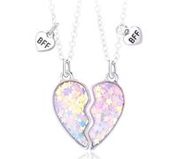Cosysparks Collane bff per 2, collana amicizia per 2 collane migliori amiche per 2 collana best friends collana dell'amicizia regalo migliore amica Set for Women Graduation Birthday Christmas Gifts