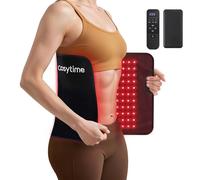 Cosytime Tappetino per terapia a luce rossa da 61 x 33 cm, con power bank portatile, 660 nm rosso e 850 nm vicino agli infrarossi, 242 LED a doppio chip per schiena, gambe, sollievo dal dolore