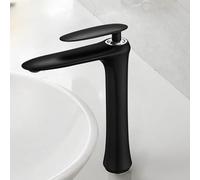 COSZWQDP Rubinetto for lavabo Acqua Calda e Fredda Ottone Nero Miscelatore for Bagno Maniglia Singola for 22005-1(22005-1H)