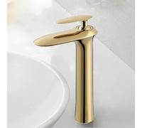 COSZWQDP Rubinetto for lavabo Acqua Calda e Fredda Ottone Nero Miscelatore for Bagno Maniglia Singola for 22005-1(22005-1G)