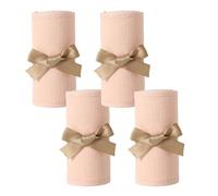 Cot Rail Protector - 4 Piece Cotton Gauze Covers | Adjustable Bed Guard