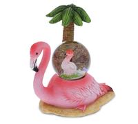CoTa Global Flamingo Snow Globe - Sparkly Water Globe Figurine with Sp
