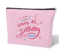 coTaSiEY Regalo per il 40° compleanno da donna, regalo per il 40° compleanno, apprezzamento per Natale, San Valentino, Halloween, Pasqua, regalo per ragazze, donne, mamma, cosmetici, trousse da
