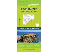 COTE D ' AZUR 11115 CARTE ZOOM MICHELIN KAART: Map: 115